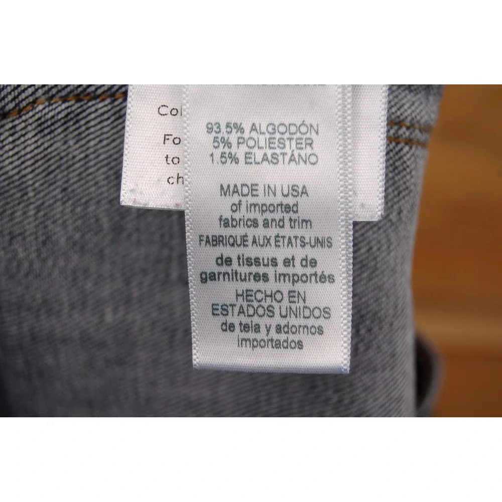 Frame‎ Le Garçon Crop Jeans Womens 25 Blue Distressed Denim Mid Rise Raw Hem USA